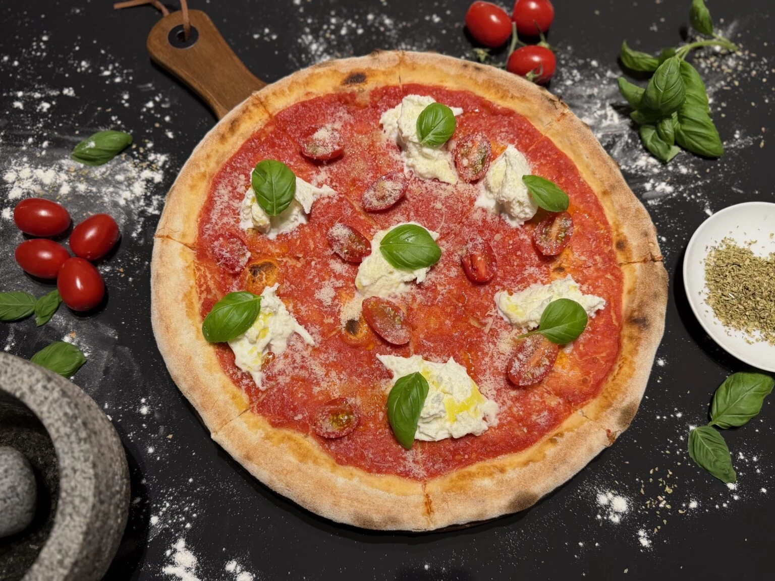 Up and Down Bar & Pizza - Pizza Buffala frissen sült olasz pizza